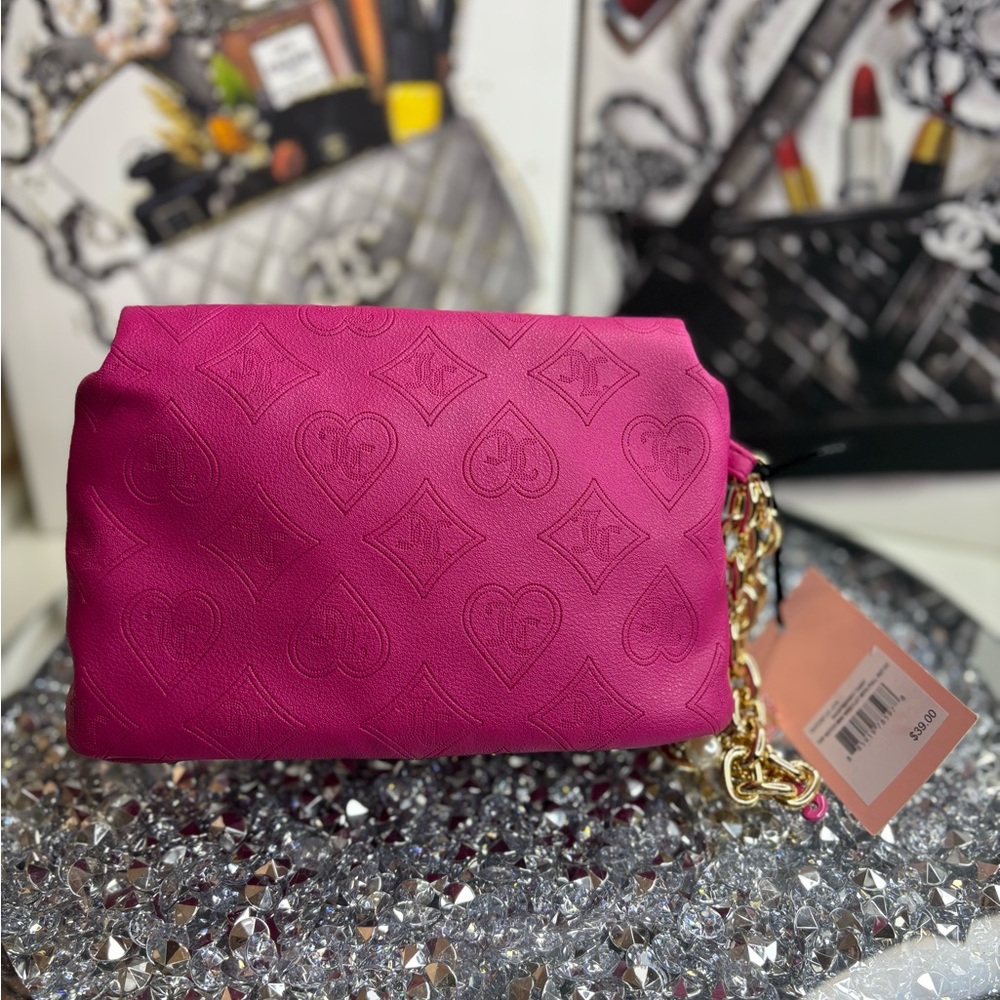 Juicy Couture Raspberry Tart Mini Wristlet NWT - Picture 5 of 13